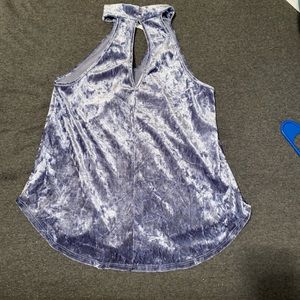 Crushed velvet top